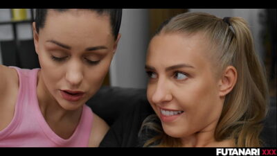 A Sexy Blond Uses Her Fat Throbbing Cock To Console Her Beautiful Brunette Friend Before Explosive Orgasms And Self Facial 400x225 adult video thumbnail