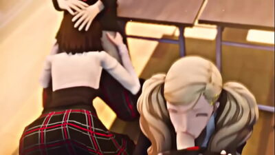 Ann And Makoto Give Blowjobs Persona 5 400x225 adult video thumbnail
