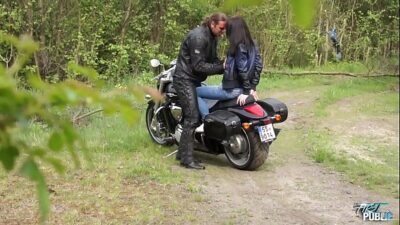 Bikers Hard Shaft Wide Opens Horny Brunette 400x225 adult video thumbnail