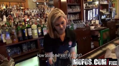 Blonde Bartender And Big Dick 400x225 adult video thumbnail