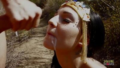 Brunette Chick Gets Rewarded With A Facial After Fucking Outdoors 400x225 adult video thumbnail