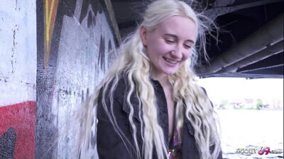 German Scout Puffy Tits Petite Russian Girl Seduce To First Porn At Model Job 400x225 adult video thumbnail