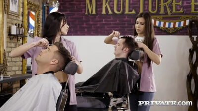 Hot Hairdressers Anya Krey And Clea Gaultier Convince Their Clients To Join Them In A Foursome Fuck Session With Intense Anal Moaning And Shared Facials Full Flick 1000s More At Private Com 400x225 adult video thumbnail