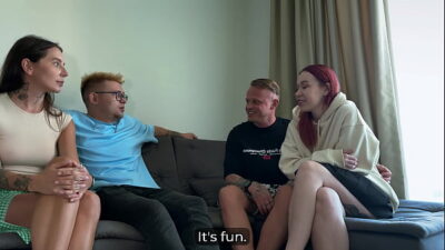 I Swappe My Hot Gf With Another Couple Fucked His Busty Wife Till I Exploded On Her Pussy 400x225 adult video thumbnail