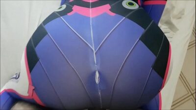 Overwatch Cosplay Dva Cavalgando Gostoso Gween Black 400x225 adult video thumbnail