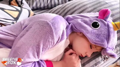 Teen In The Kigurumi Suck And Hardcore Sex After Waking Up Pov Cum On Face 400x225 adult video thumbnail