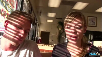 This Exhibitionist Duo Gets Horny And They Decide To Use The Bathroom For Their Fuck Session Blonde Gives Amazing Blowjobs In The Public Bathroom Before Moving To The Roof After Getting Caught 400x225 adult video thumbnail