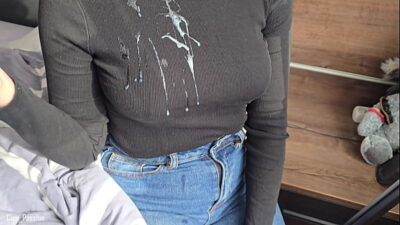 Two Cumshots On The Same Shirt 2 Handjobs 400x225 adult video thumbnail